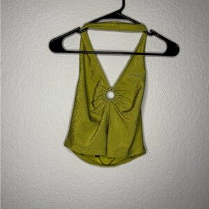 Lime Green Halter Top